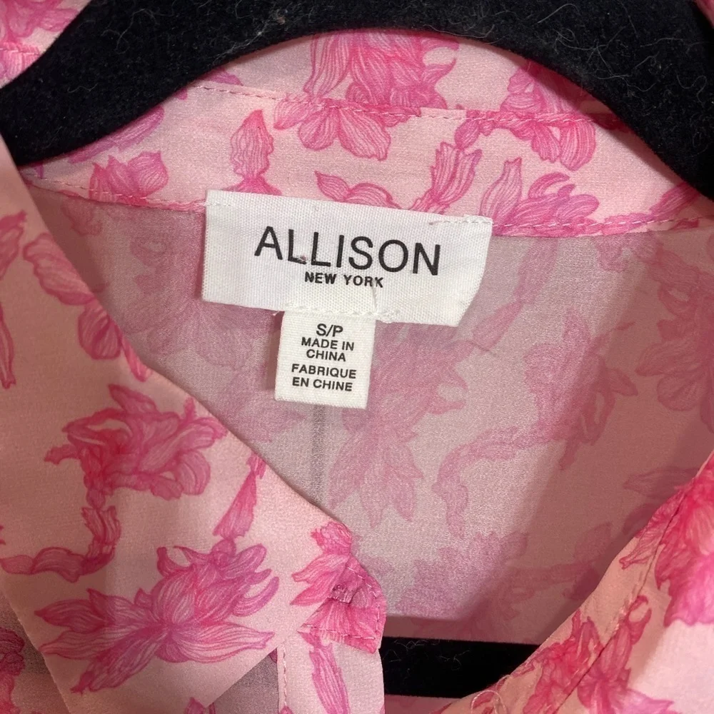 ALLISON NEW YORK DELILAH MINI SKIRT AND MATCHING TOP PINK FLORAL SET